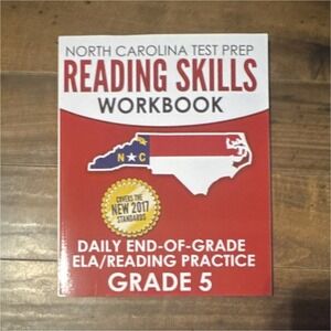 North Carolina Test Prep Reading Skills Workbook Grade 5 ELA Practice Book